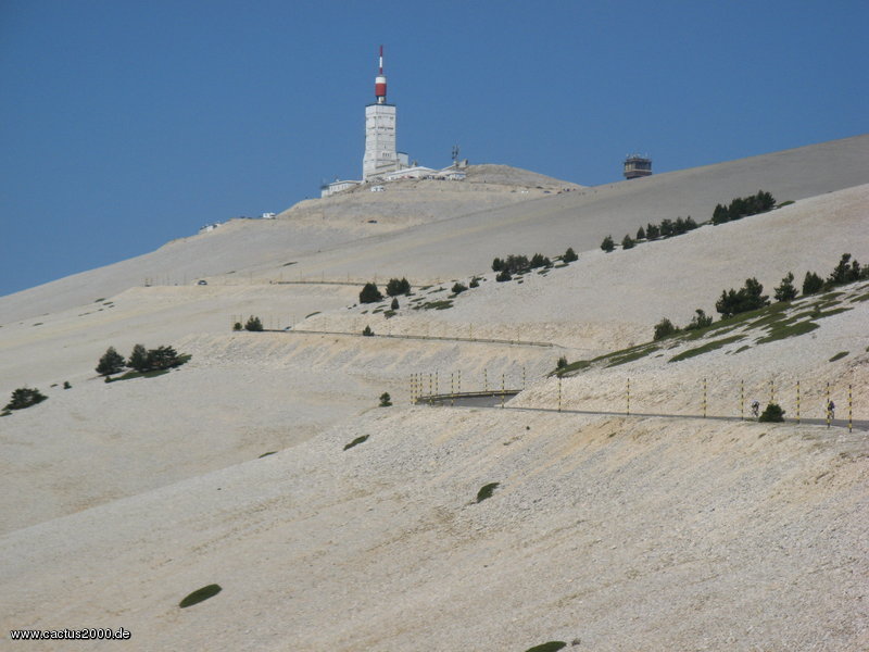 Auffahrt Mont Ventoux