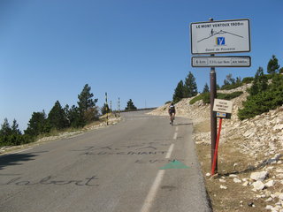 Auffahrt Mont Ventoux