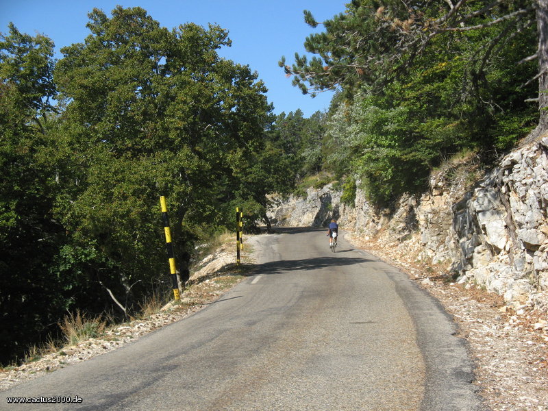 Auffahrt Mont Ventoux