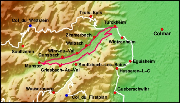 Karte: Turkheim-Munster