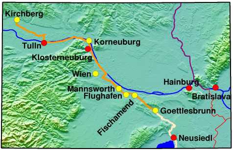 Karte_Tag, Göttlesbrunn - Kirchberg