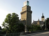 Hauptturm des Schlosses in Waidhofen